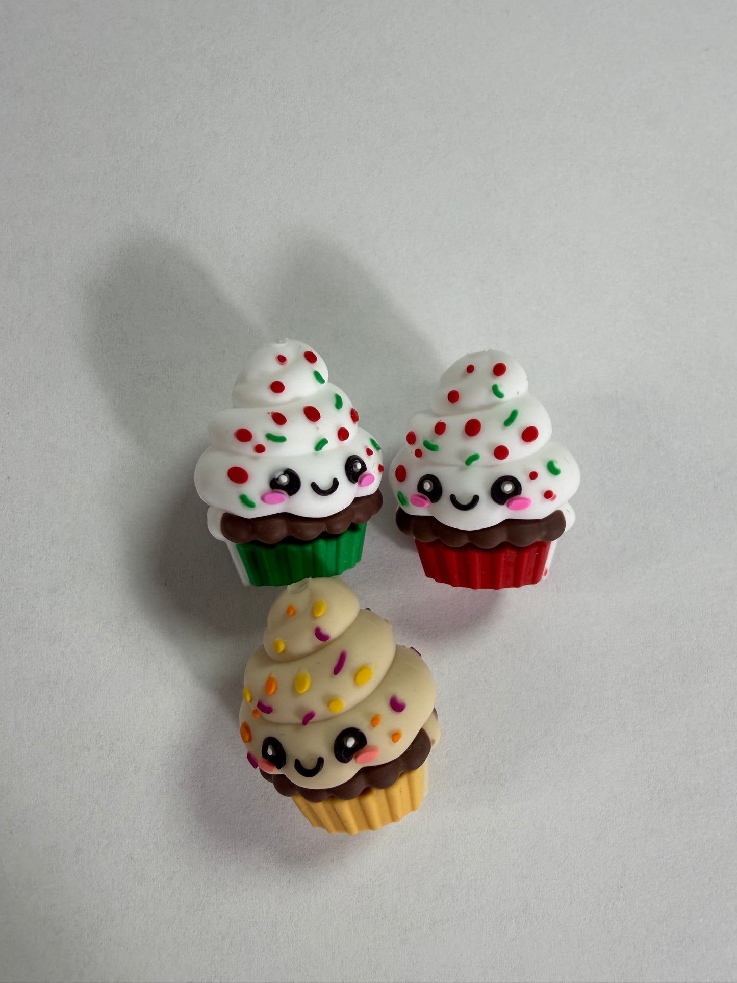Focal 3d cupcake with sprinkles