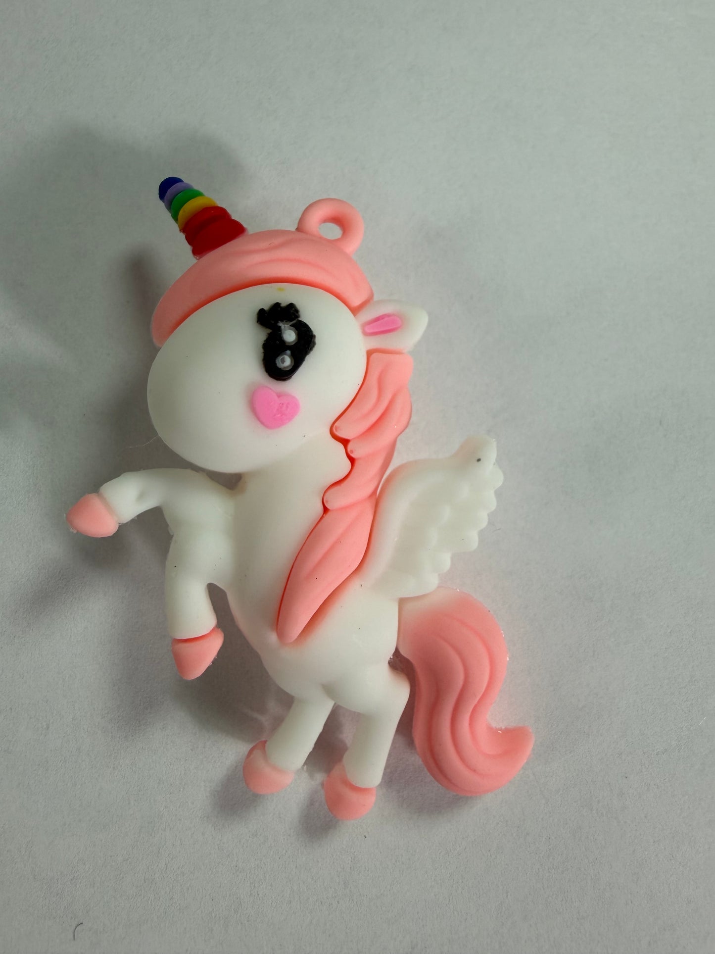 Pen topper silicone  Pink unicorn