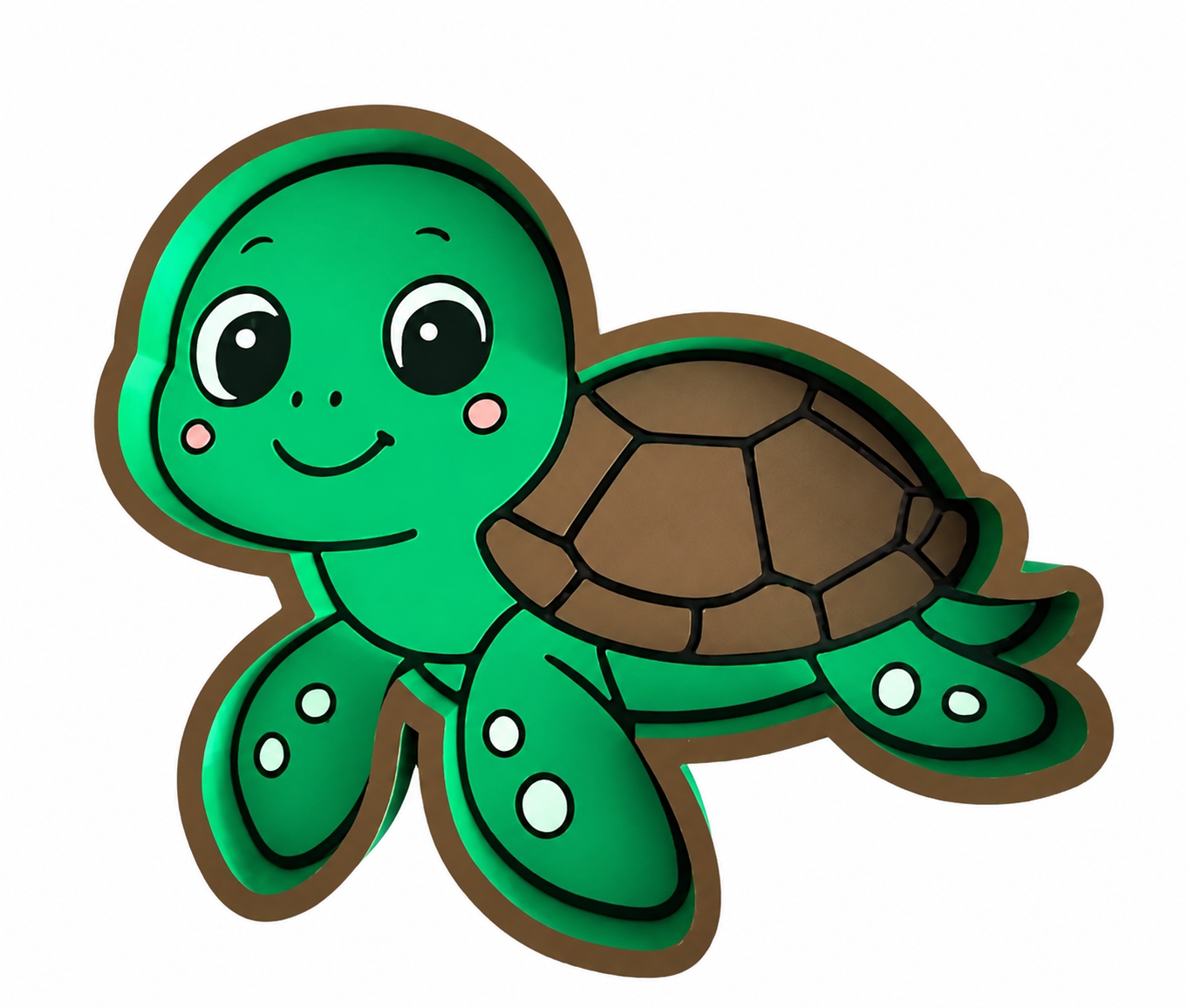 3d printed bead tray turtle