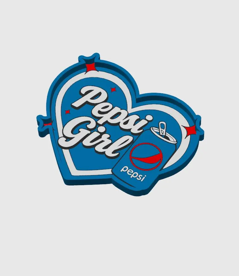3d printed Pepsi soda girl bead tray