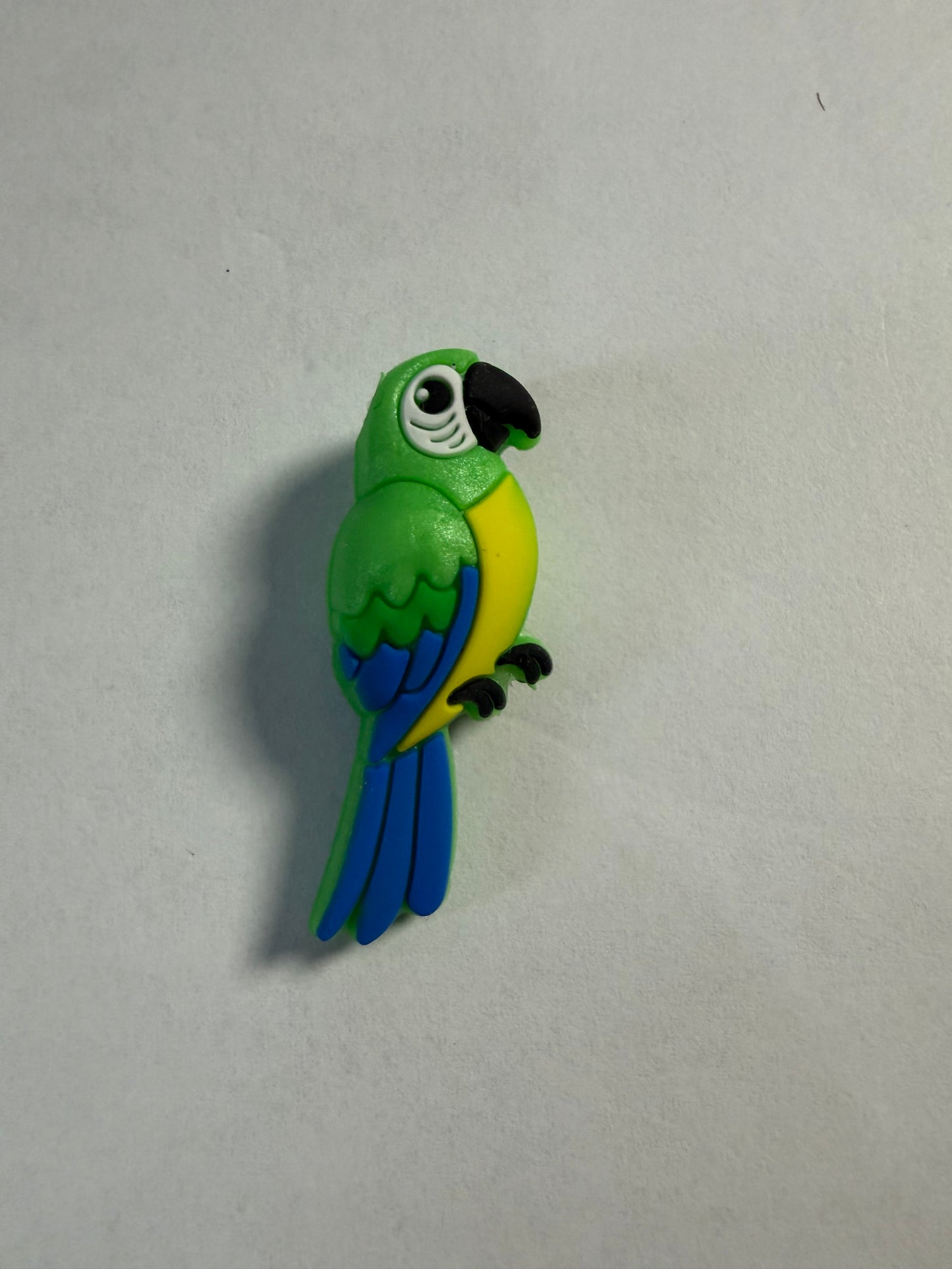 Focal 3d green parrot