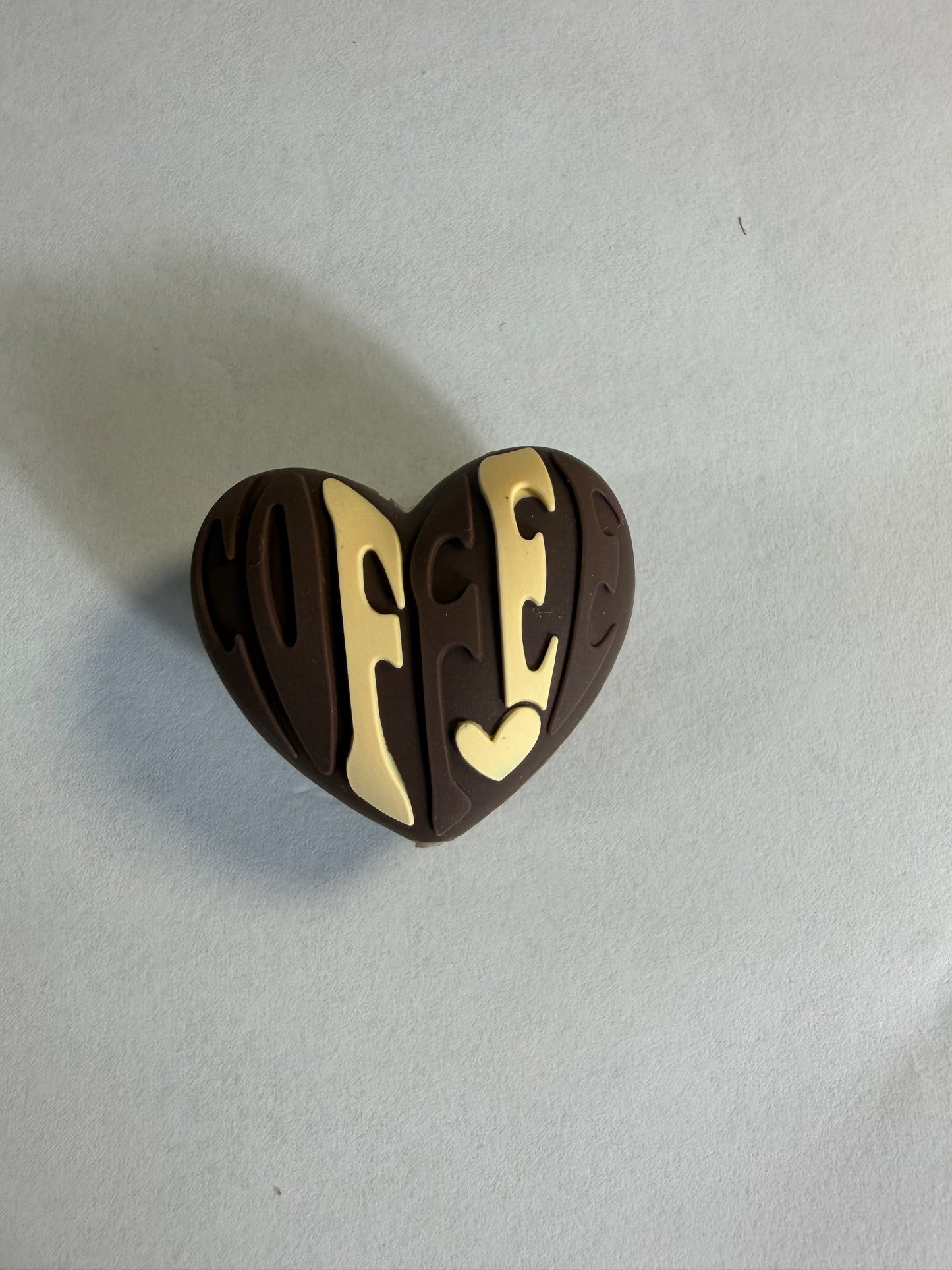 Focal 3d coffee heart