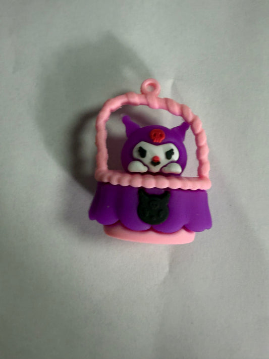 Pen topper silicone Kuku in basket