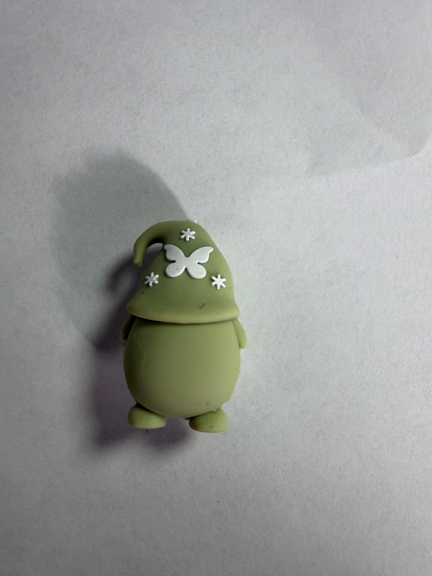 Focal 3d tulip gnome with butterfly