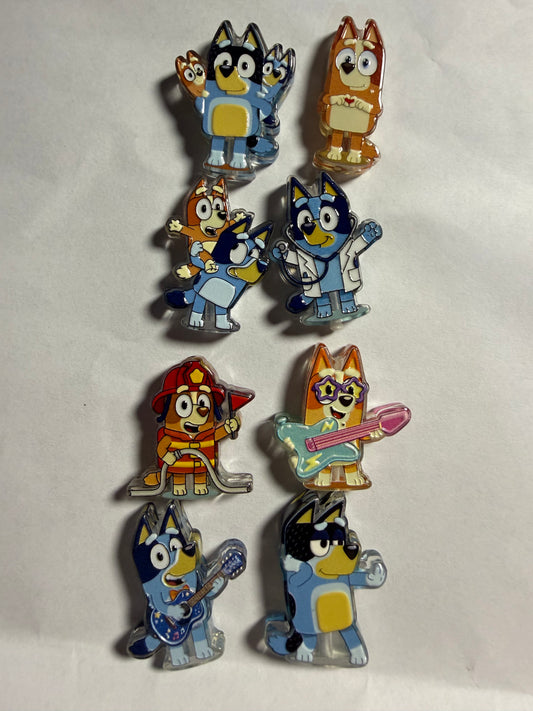 Acrylic focal bluey mystery