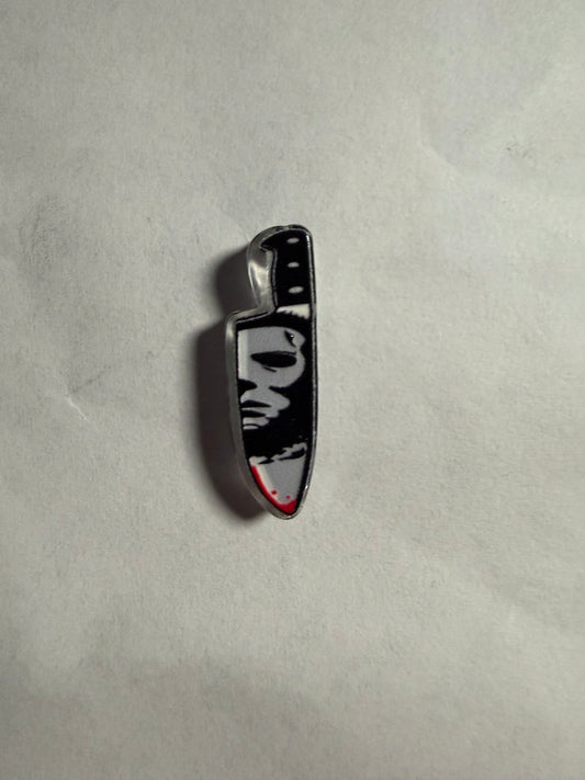 Acrylic focal Micheal myers knife