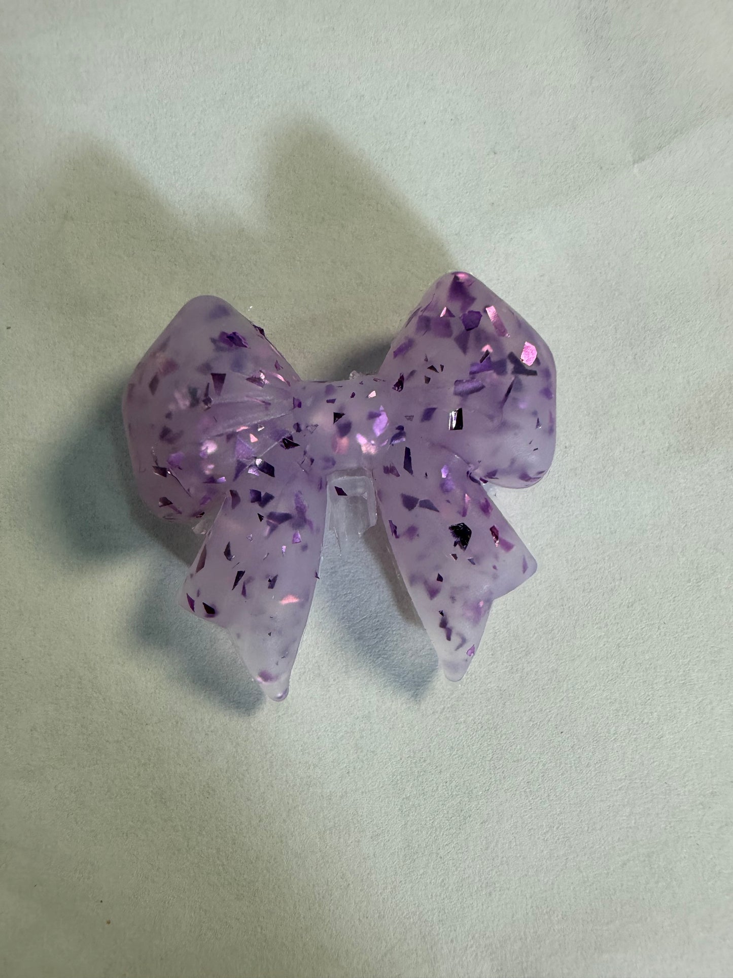 Focal 3d purple foil bow
