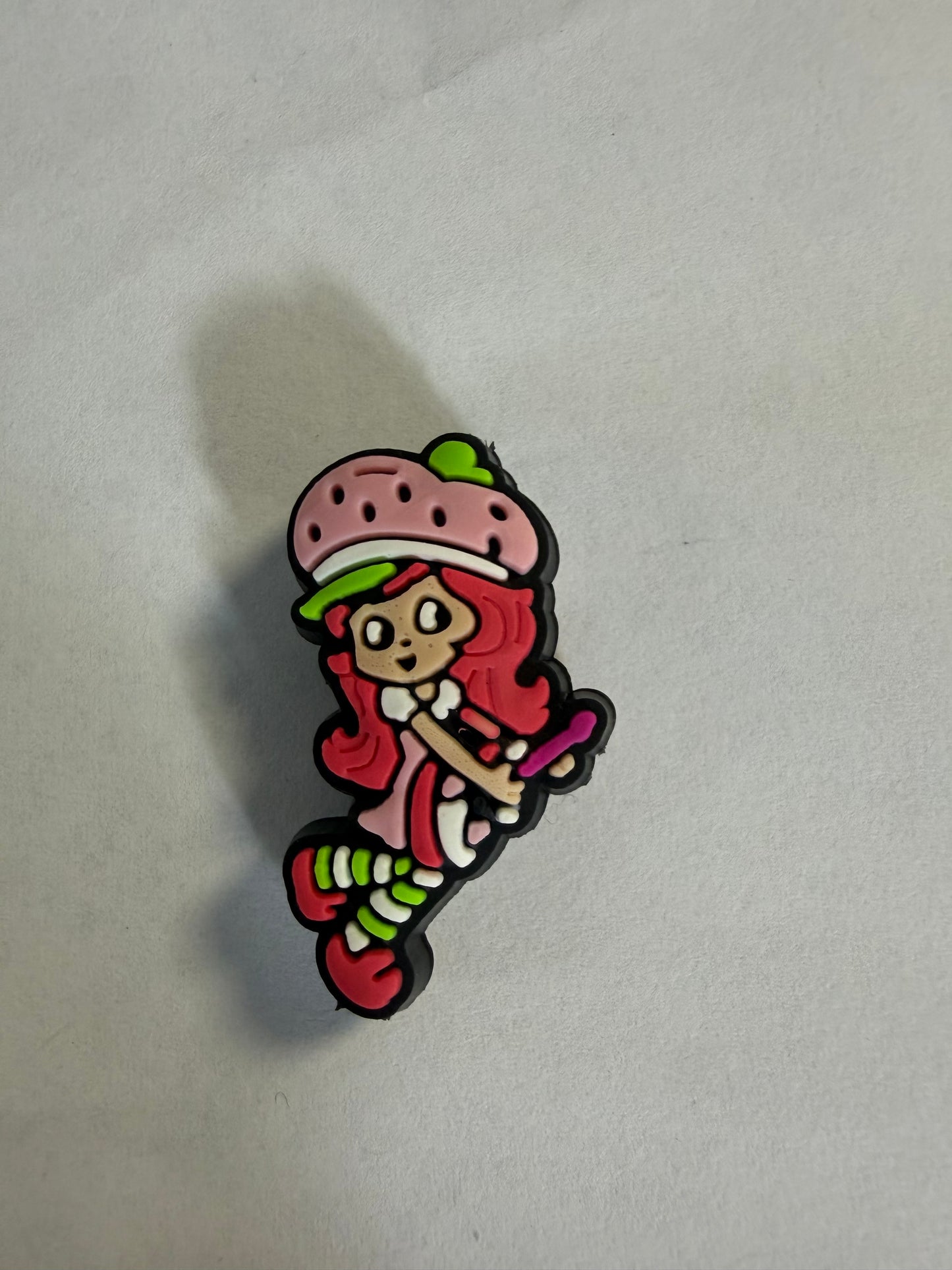 Focal 2d strawberry girl light pink hat