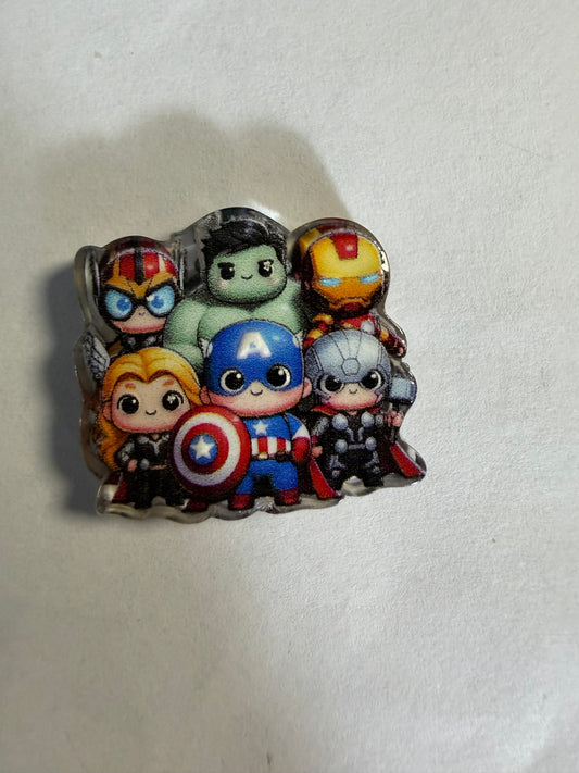 Acrylic focal Super hero’s
