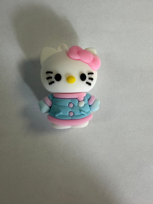 Pen topper silicone Hk pink and blue