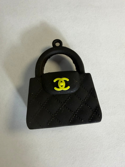 Pen topper silicone Black cc purse