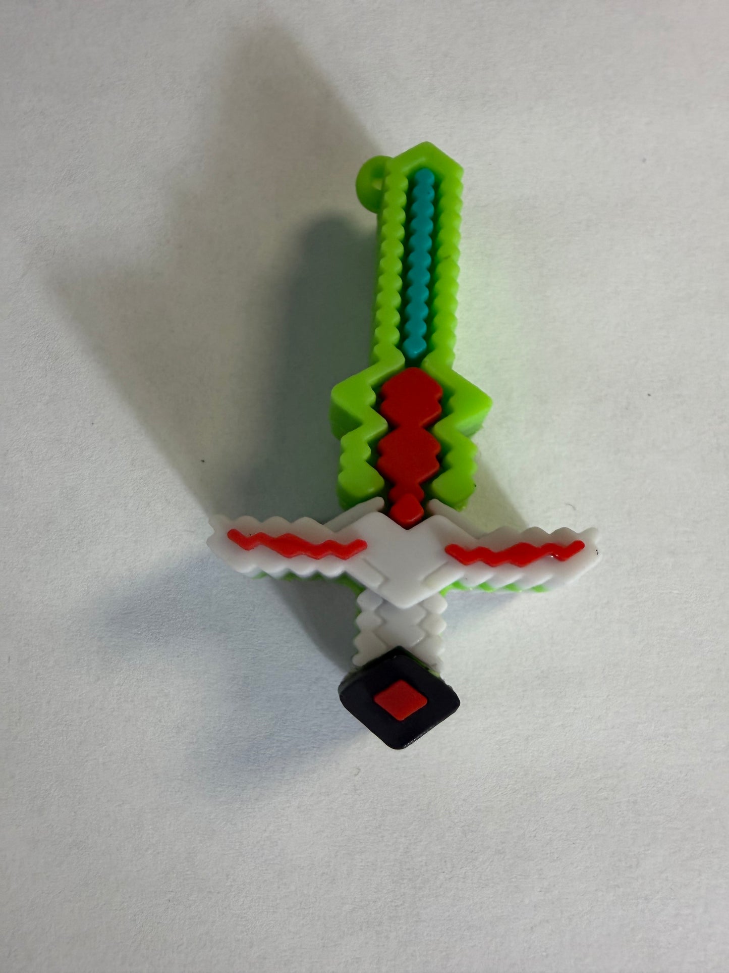 Pen topper silicone Green sword