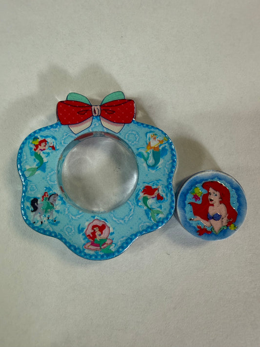 Acrylic focal 2 piece set wreath Ariel