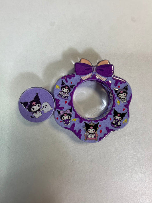 Acrylic focal 2 piece set wreath Kuku