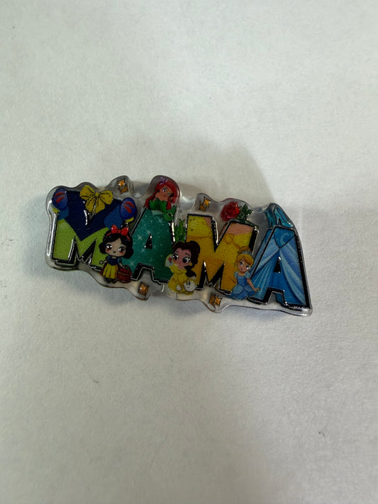 Acrylic focal princess mama