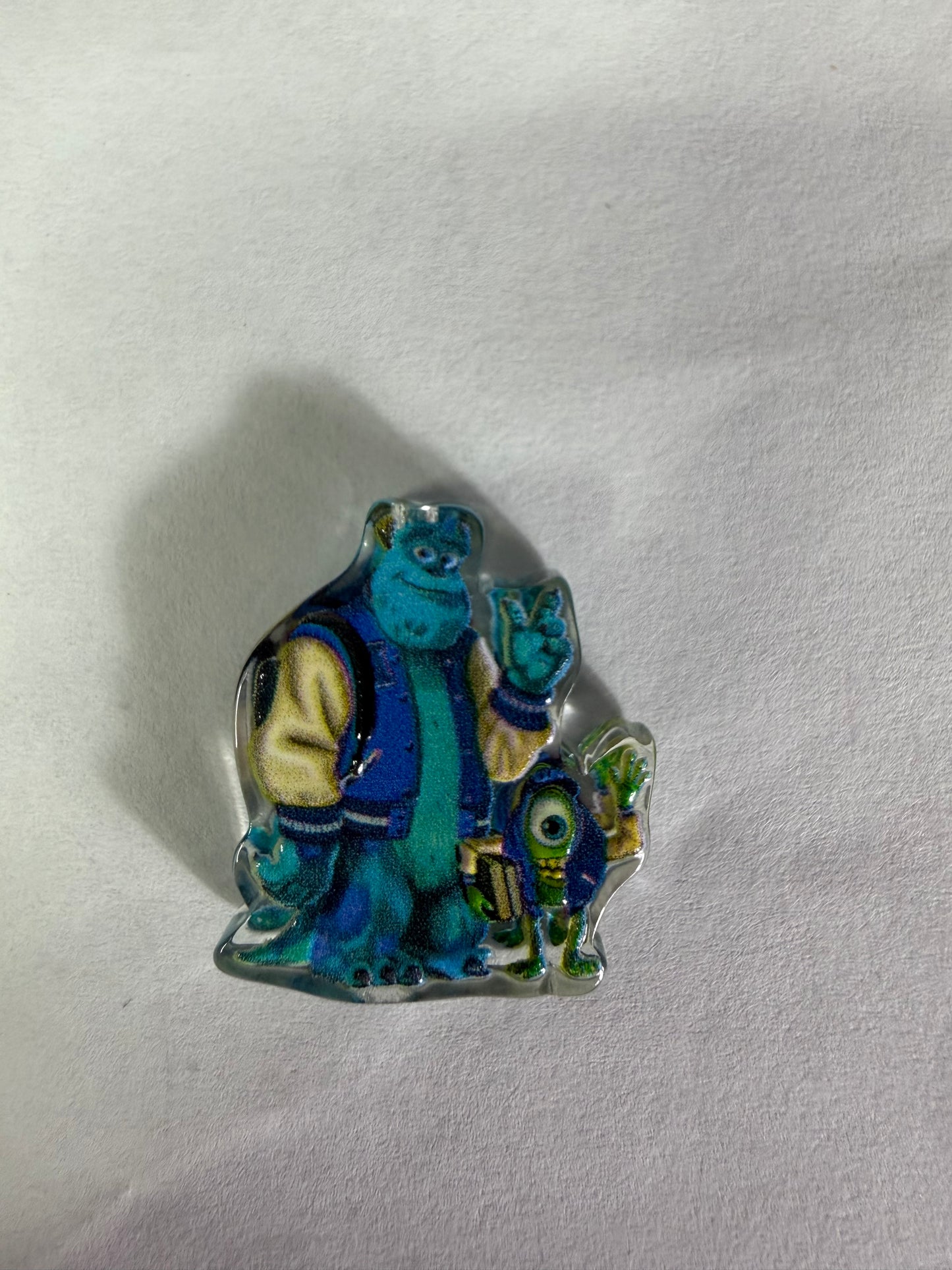 Acrylic focal Mike and sully together monster inc