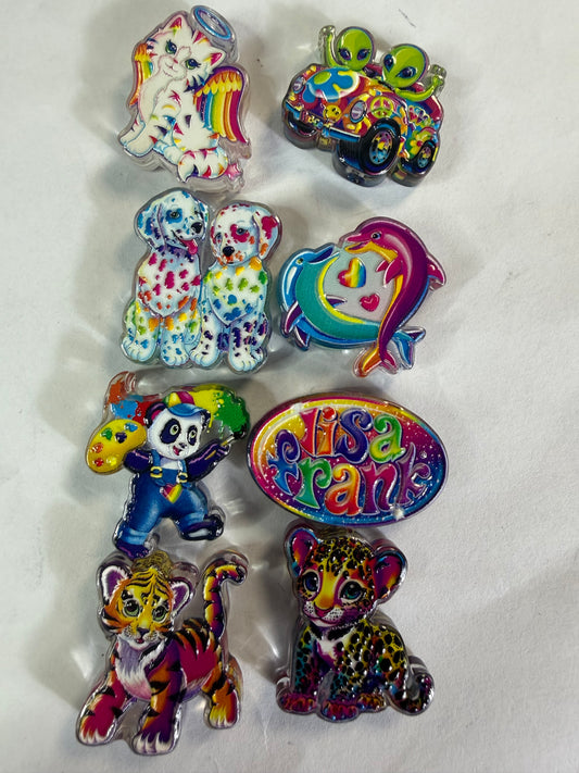 Acrylic focal Lisa Frank mystery