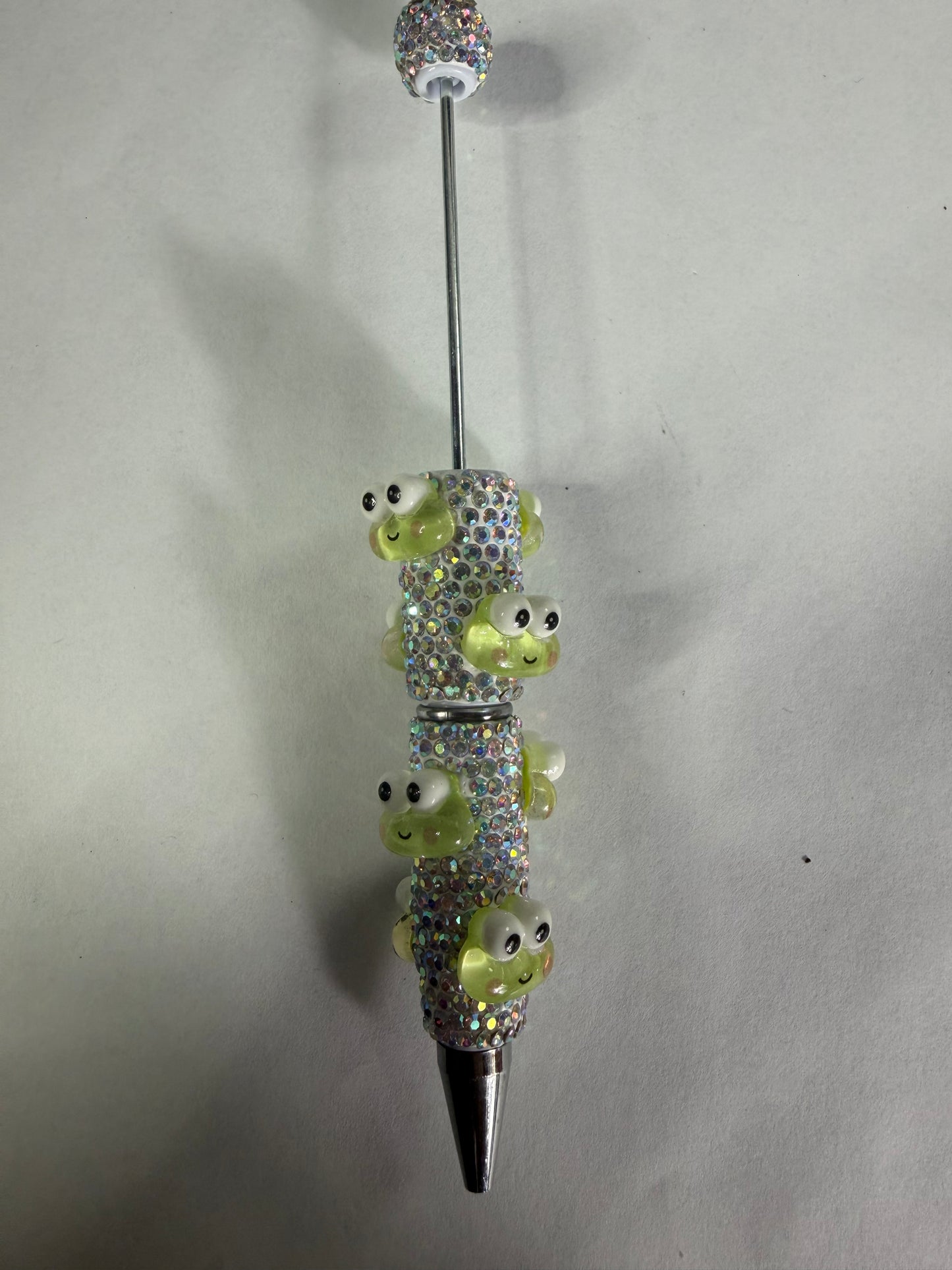 Beadable pens just the pen ab rhinestone  Hk frog