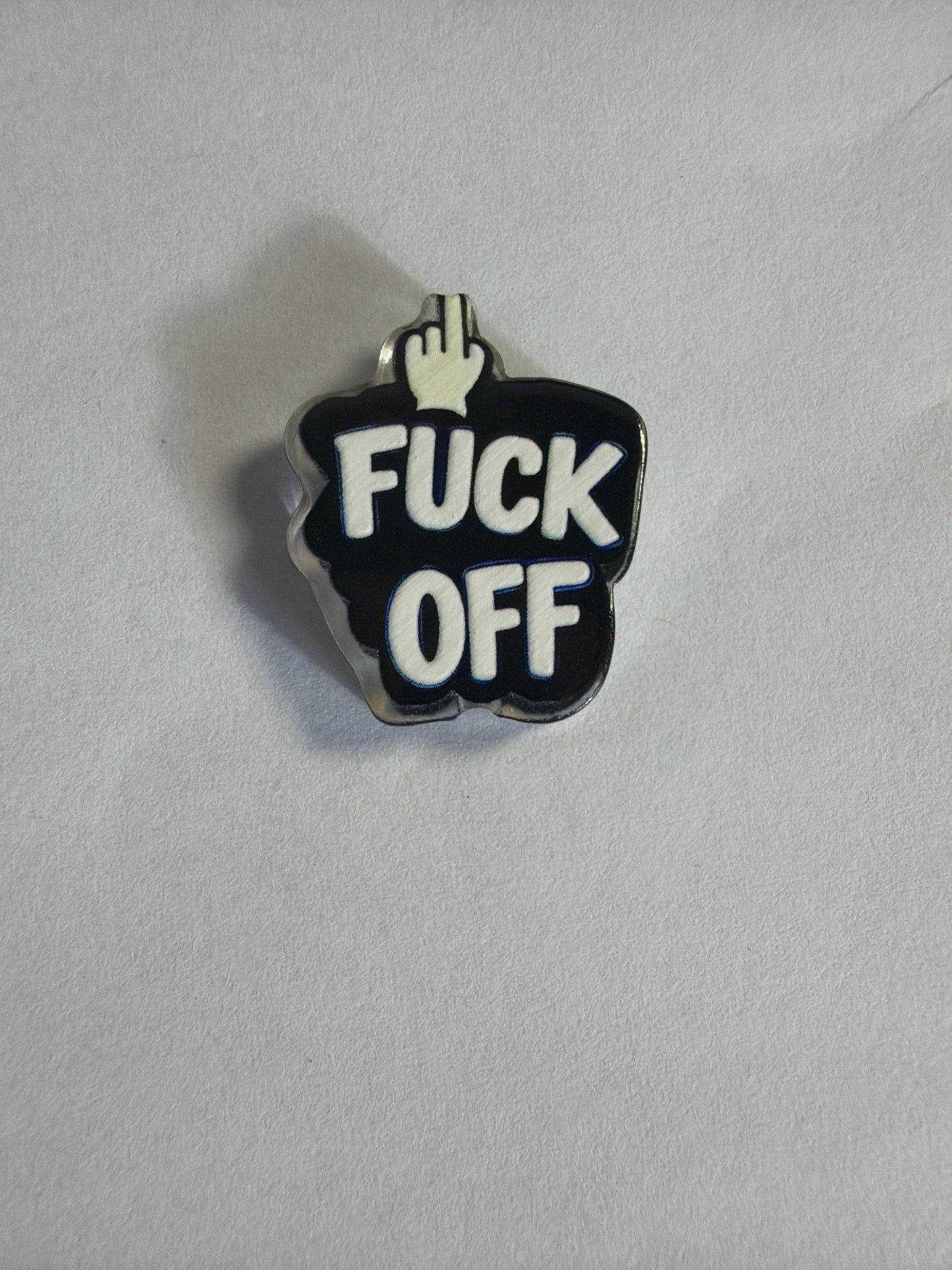 Acrylic focal fuck off