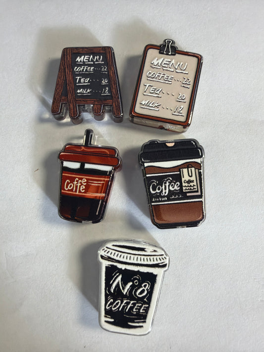 Acrylic focals Coffee restaurant mystery