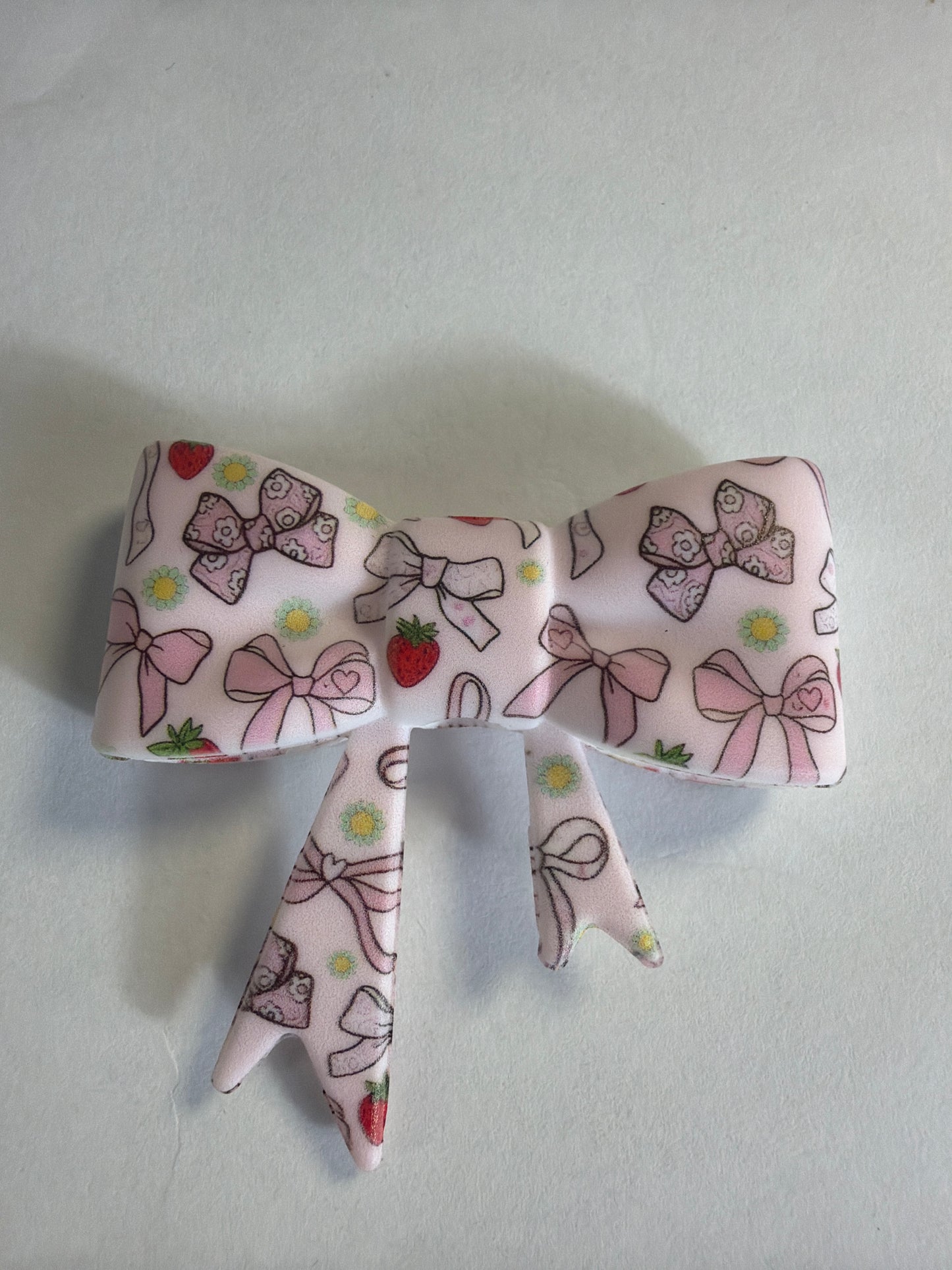 Focal 3d bigger bow Strawberry with bows