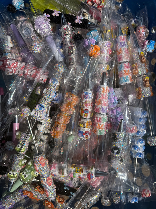 Plain beadable pen just the pen basket of pens!