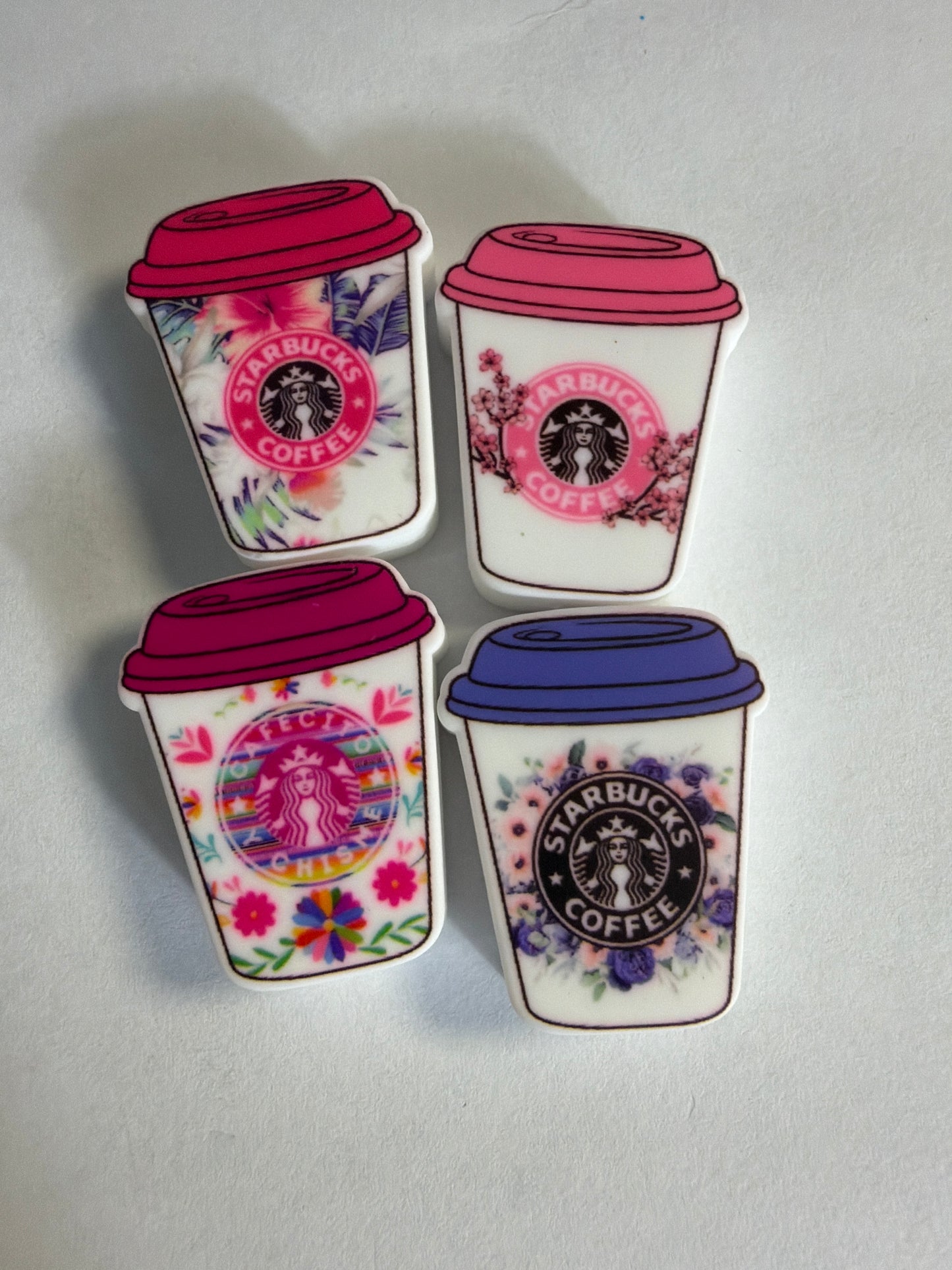 Focal 2d Starbucks cup floral mystery