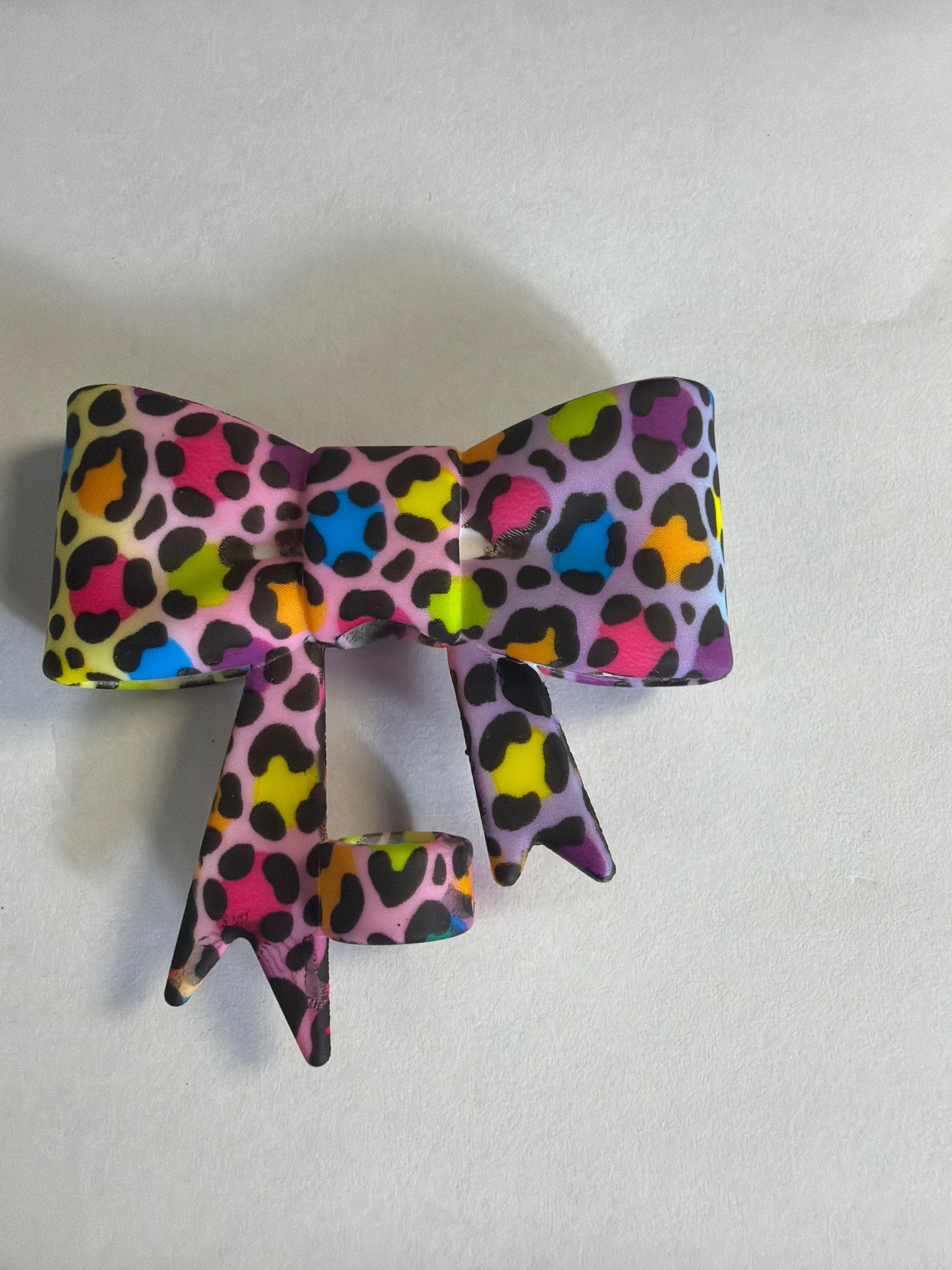 Focal 3d bigger bow Rainbow leopard