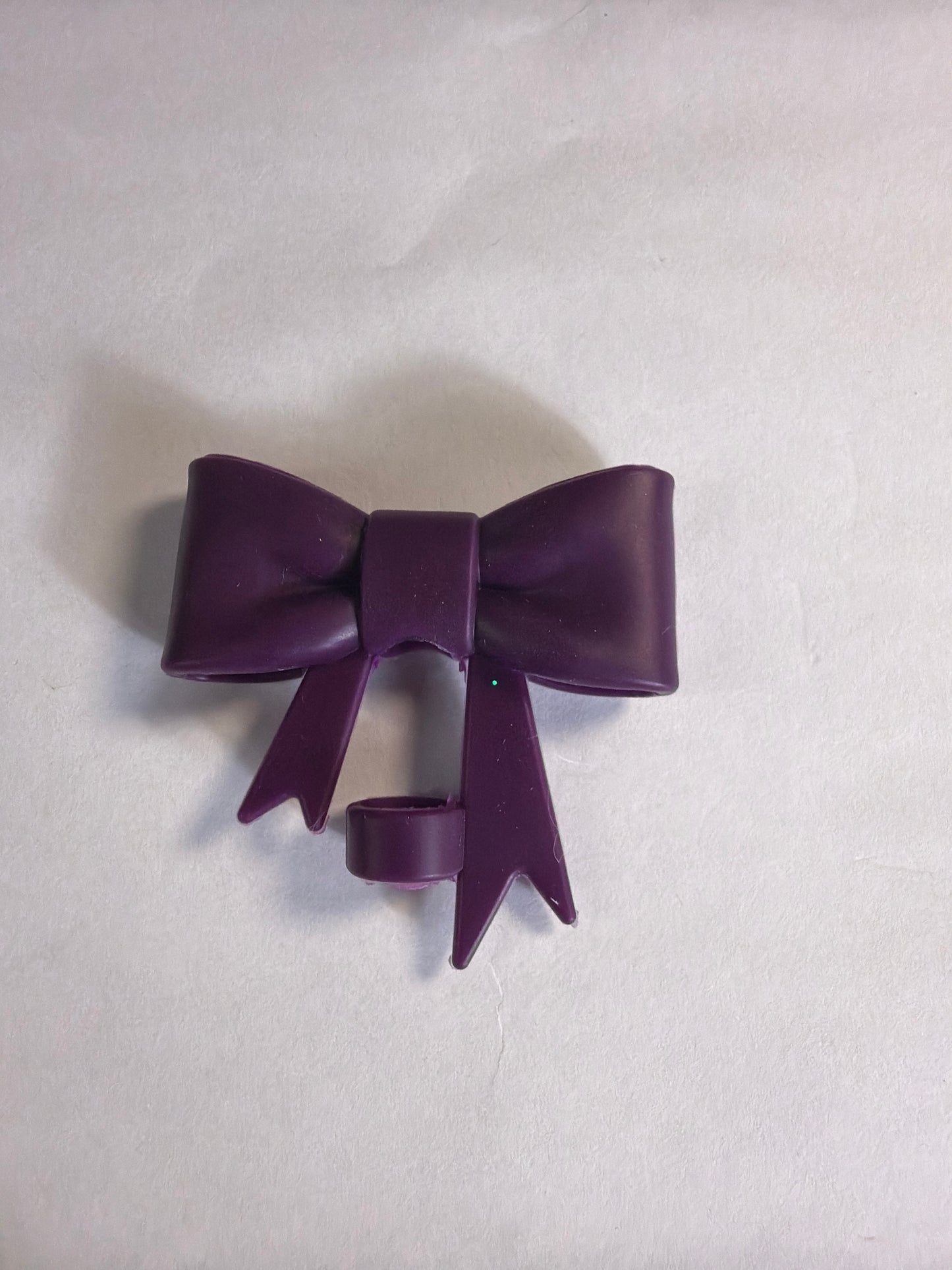 Focal 3d bigger bow Plum purple